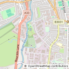 Map of Reading, Berkshire