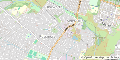 Map of Poole, Dorset