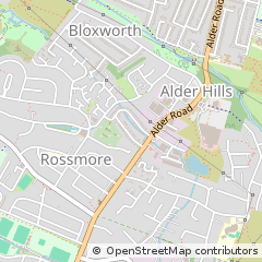 Map of Poole, Dorset