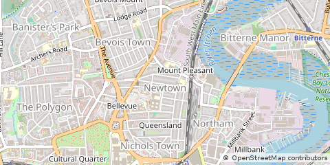 Map of Southampton