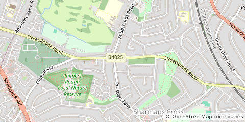 Map of Solihull