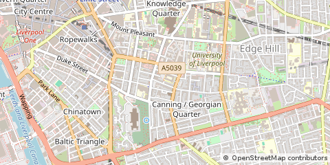 Map of Liverpool