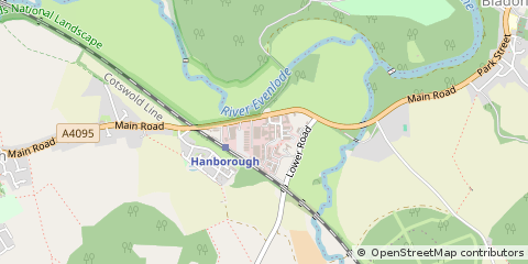 Map of Witney, Oxfordshire
