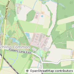 Map of Ditchling Common, West Sussex