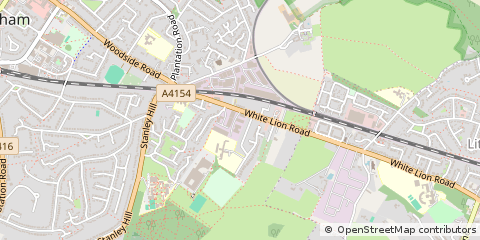 Map of Amersham, Buckinghamshire