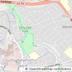 Map of Middlesbrough, Cleveland