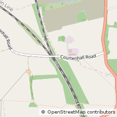 Map of Courteenhall, Northampton