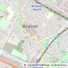 Map of Bicester, Oxfordshire