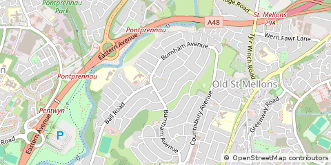 Map of Cardiff