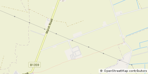 Map of Spalding, Lincolnshire