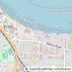 Map of Erith, Kent