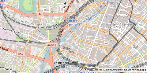 Map of Manchester