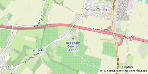 Map of Faversham, Kent