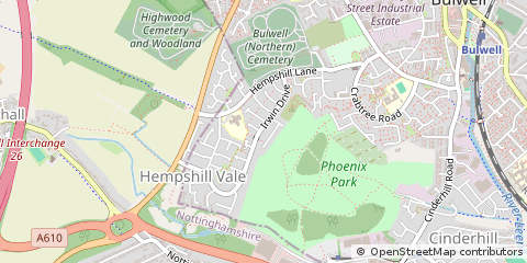 Map of Nottingham