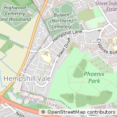 Map of Nottingham