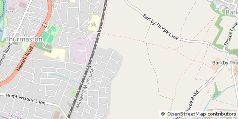 Map of Leicester