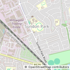 Map of Luton, Bedfordshire