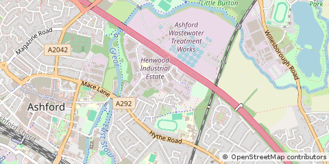 Map of Ashford