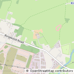 Map of Wimborne, Dorset