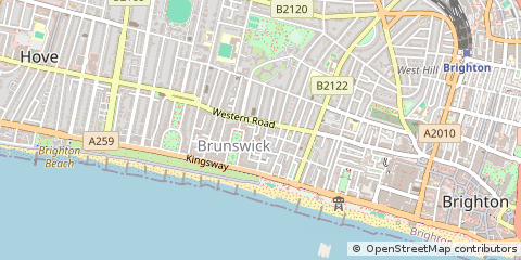 Map of East Sussex