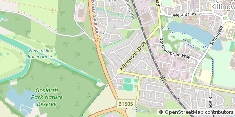 Map of Newcastle Upon Tyne