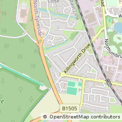Map of Newcastle Upon Tyne