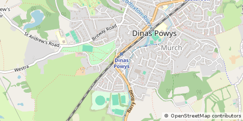 Map of Dinas Powys