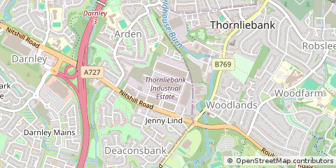 Map of Glasgow