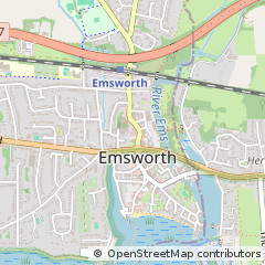 Map of Emsworth, Hampshire