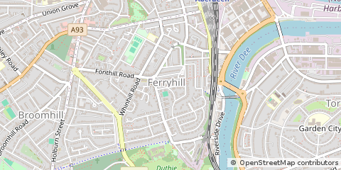Map of Aberdeen