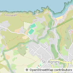 Map of ST Agnes, Cornwall