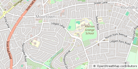 Map of Leeds
