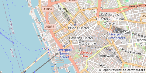 Map of Merseyside
