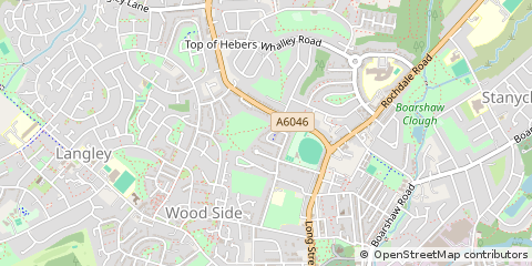 Map of Manchester