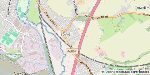 Map of Nottingham