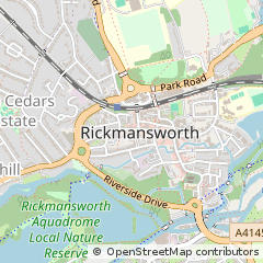 Map of Hertfordshire