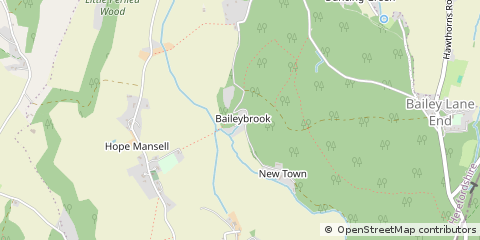 Map of Ross-on-WYE, Herefordshire