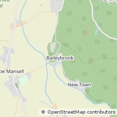 Map of Ross-on-WYE, Herefordshire