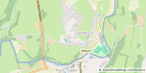 Map of Llandysul