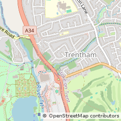 Map of Stoke-on-Trent, Staffordshire