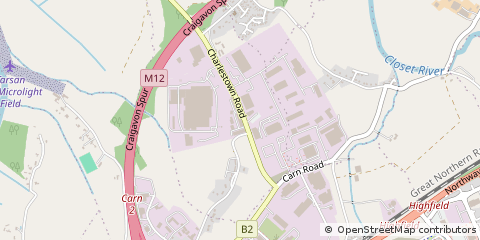 Map of Portadown, Co Armagh