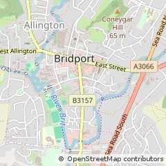Map of Bridport, Dorset