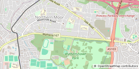 Map of Manchester, Greater Manchester