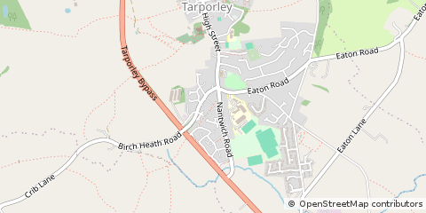 Map of Tarporley