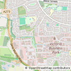Map of Burgess Hill, West Sussex