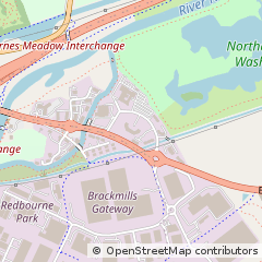Map of Northampton
