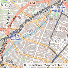 Map of Manchester
