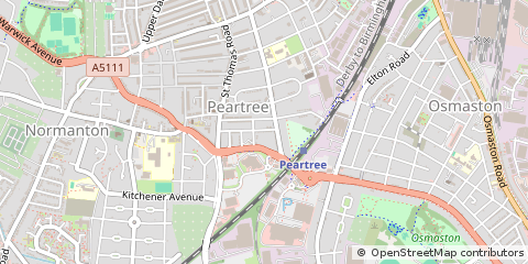 Map of Derby