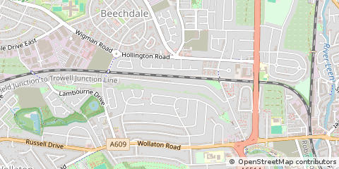 Map of Nottingham