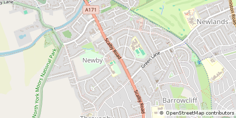 Map of Scarborough, North Yorkshire